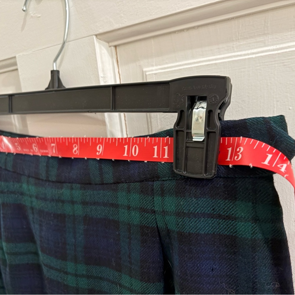 Vintage Tartan Plaid Women's 100% Wool Skirt Sz 10 - Picture 4 of 7